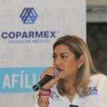 La candidata a la alcaldía Tlalpan por la coalición Va X la CDMX, Alfa González estrechará los vínculos con los organismos privados y cámaras empresariales durante los siguientes tres años, así lo aseguró a representantes de la Coparmex Ciudad de México. FOTO: Especial