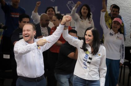 En este encuentro participaron también Santiago Taboada, candidato a jefe de Gobierno, Andrés Atayde, líder del PAN en la CDMX, así como los candidatos de la alianza al Senado, a diputados y concejales. FOTOS: Especial