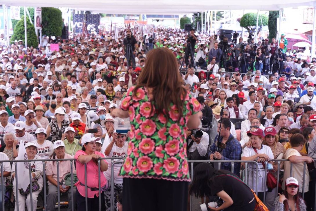 Clara Brugada, candidata a la Jefatura de Gobierno de la capital de México, dijo que, de ganar las elecciones el próximo 2 de junio, continuará con la transformación hacia una Ciudad más sustentable. FOTO: Especial