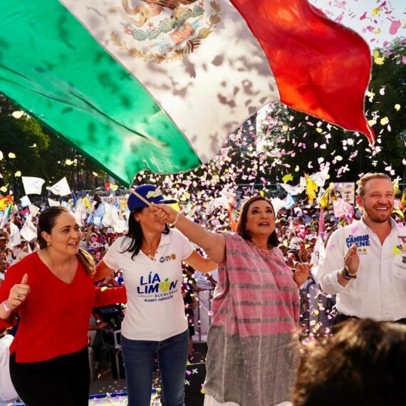 El abanderado de Va X la Ciudad de México a la Jefatura de Gobierno, Santiago Taboada, llamó a todos los capitalinos a que el próximo 2 de junio no se dejen intimidar por el gobierno de Morena y Martí Batres, y que de manera libre voten, porque es la cita más importante para el país en muchas décadas. FOTO: Especial