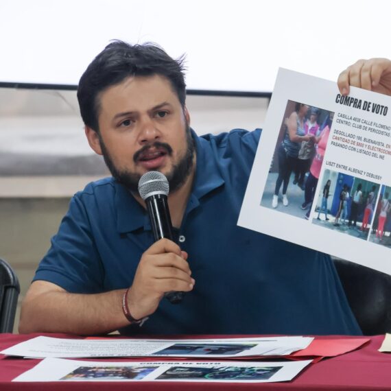 El presidente de Morena en la Ciudad de México, Sebastián Ramírez Mendoza, reconoció el trabajo de las y los consejeros del Instituto Electoral capitalino, los cuales actuaron en apego a lo que dicta la Ley Electoral, dijo. FOTO: Especial