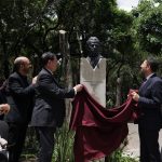 “Existe un antes y un después de Porfirio Muñoz Ledo para México”, valoró durante el homenaje Ifigenia Martínez, diputada electa y quien probablemente tendrá el privilegio de colocarle la banda presidencial a Claudia Sheinbaum el próximo de octubre. En Palacio, la valoración sobre el guanajuatense es otra. FOTO: GCDMX